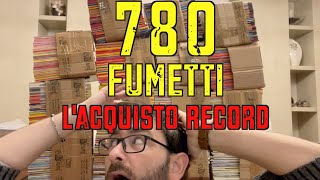 ACQUISTO 780 FUMETTI  NEW RECORD E il peso quantè [upl. by Maite400]