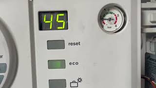 Older Worcester boiler HOW to fill up the pressure using the white key [upl. by Nylak]