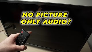 LG Smart TV How to Fix No Picture on the Screen Only Audio [upl. by Lindsey]