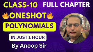 ONESHOT VIDEO ON POLYNOMIAL  CLASS10 [upl. by Abran]