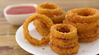 Crispy Onion Rings Recipe [upl. by Denoting]