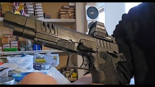 Atlas Gunworks thumb rest on Staccato P Limited How does it help and is it worth 140 [upl. by Llewsor]