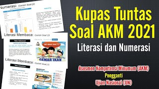 Contoh soal literasi dan numerasi AKM Asesmen Kompetensi Minimum terbaru  Soal AKM tahun 2021 [upl. by Billye]