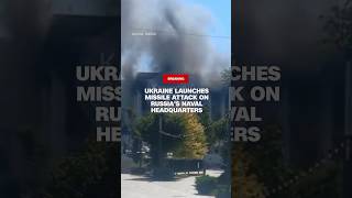 Ukraine launches missile attack on Russias naval headquarters [upl. by Elissa]