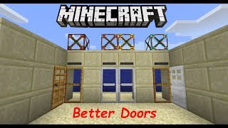 Malisis Doors  Minecraft Mod 172 [upl. by Neeruam223]