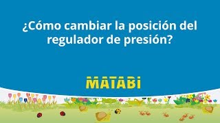 Como ajustar un regulador de presión  Matabi [upl. by Nottap]