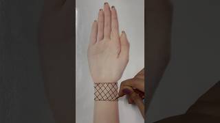 Tricks no artist skills needed 🌿✨ MehndiMagic EasyHenna” mehndi trending henna simplemehndi [upl. by Neram]