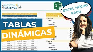 🔷 TABLAS DINÁMICAS desde CERO para PRINCIPIANTES 🤓 Cómo crear tablas dinámicas en EXCEL 2020 🔷 [upl. by Orland]