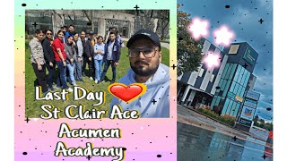 Last Day Of St Clair College Vlog  St Clair ACE Acumen Vlog 🏢 [upl. by Sinclair]