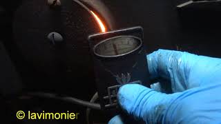 oil boiler service  combustion test [upl. by Tandie495]