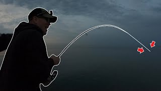 PIER Casting CRANKBAITS for GIANT SALMON ALMOST SPOOLED US [upl. by Eade925]