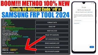 FinallyNo 0 All Samsung Frp Bypass 2024 enable adb fail android 13 14 one click new tool 2024 [upl. by Haveman]