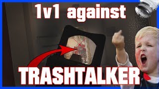 1v1 against SALTY TRASHTALKER  Rainbow Six Siege [upl. by Ylrebmik]