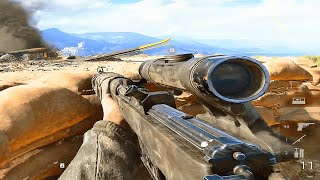 Battlefield 5 387 Breakthrough With Gewehr 43 Scoped [upl. by Ahsekim599]