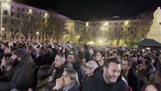 Capodanno 2024 in piazza ad Ancona [upl. by Airrehs]