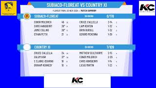 SubiacoFloreat v Country XI [upl. by Chin]