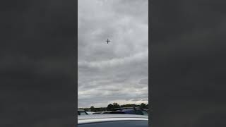 Mustang And spitfire flyover  RAF Cosford air show 2024 [upl. by Akenot]