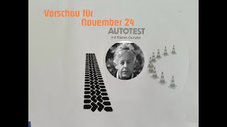 Autotest  Vorschau November 24 [upl. by Annola]