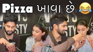 PIZAA ખાવા છે MARE PIZAA KHAVA CHHE DHAMUVLOG PALAK VLOG GUJARATI TODAY VLOG DHAMU09 PALAK [upl. by Susanne]