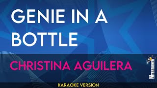 Genie In A Bottle  Christina Aguilera KARAOKE [upl. by Odilo]