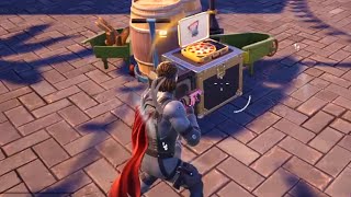 Destroy Evil Brainwashing Pizza Turntables  Fortnite TMNT Quests phase 5 [upl. by Low]