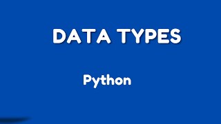 Day3PythonData Types [upl. by Ridgley343]