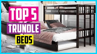 ✅ Top 5 Best Trundle Beds 2022 Reviews [upl. by Rehpotsirk]