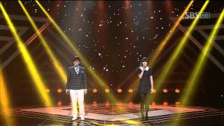 4menampMi  The guy and the girl 포맨amp미그남자그여자 SBS Inkigayo 인기가요 20111113 [upl. by Sitelc]