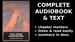 Thus Spake Zarathustra ❤️ By Friedrich Nietzsche FULL Audiobook [upl. by Bromleigh305]