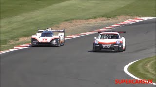 WORLD RECORD HOLDING PORSCHE 919 EVO FLAT OUT ON TRACK [upl. by Ahsimet]