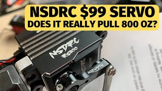 NSDRC RS800 Servo Review  measure actual torque output of powerful 99 servo [upl. by Curson]