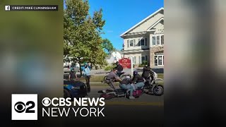 Video shows state police confronting dirt bike riders in Wappingers Falls [upl. by Tirzah]