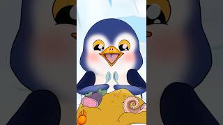 How to feed Baby Penguins ☺️ animation kvakaanimation funny [upl. by Ellinet519]