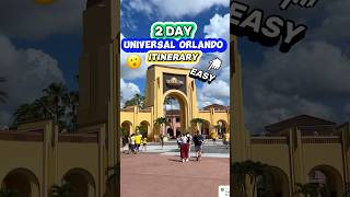 EASY 2Day Universal Orlando Itinerary 😮🌎 Vacation Planning Tips [upl. by Alvord]