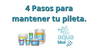 INSTRUCTIVO AQUABLUE MANTENIMIENTO DE PISCINAS [upl. by Adrahc]