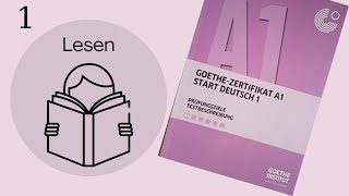 GoetheZertifikat A1  Lesen mit Lösungen  1 [upl. by Lap]