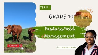 Grade 10  PastureVeld Management  Agricultural Sciences [upl. by Nnyla]