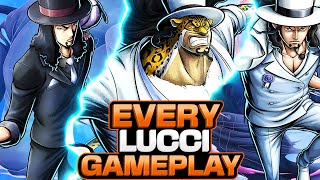 Every Rob Lucci Gameplay  One Piece Bounty Rush [upl. by Sivatco513]