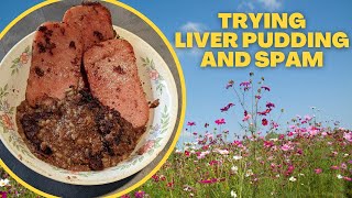 Tasting Liver Pudding amp Spam [upl. by Eydie]