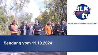 Sendung quotBLK Regionalquot vom Freitag 11102024 [upl. by Dorlisa]