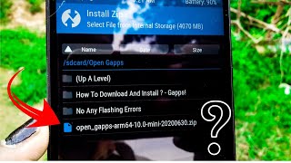 Proper Way to Download amp Install Open Gapps in Android Device  No Flashing Failed [upl. by Aloivaf]