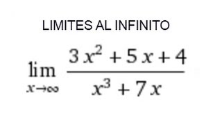 Límites Al Infinito Ej 1 [upl. by Erapsag]