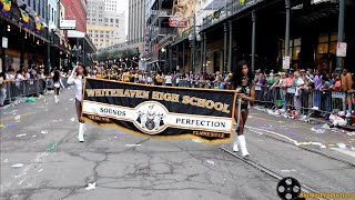 Whitehaven High School Marching Band On St Charles and Canal Street The Krewe Of Thoth Parade2024 [upl. by Eintihw353]