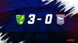 HIGHLIGHTS  Norwich 3 Town 0 [upl. by Bryn]