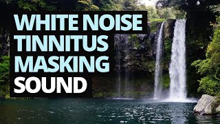 White Noise For Tinnitus Masking  10 HOUR Waterfall Sound Therapy [upl. by Amena]