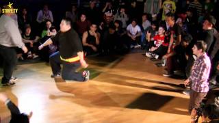 Epic Dance Battle of the Big Men  ROGER vs CRUMBLES  strifetv  BRING THE RUCKUS [upl. by Arocet]