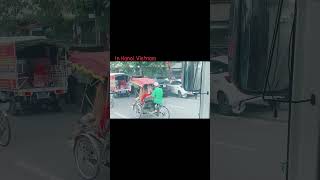 Hanoi  Vietnam 🇻🇳 Tricycling  Riksaw [upl. by Zachar]