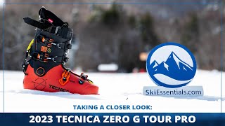 2023 Tecnica Zero G Tour Pro Ski Boots Short Review with SkiEssentialscom [upl. by Trabue]