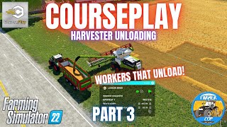 COURSEPLAY GUIDE  PART 3  Farming Simulator 22 [upl. by Olleina558]