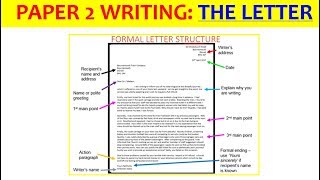 LETTERS  Paper 2 writing exam EDUQAS GCSE English Language [upl. by Alison431]